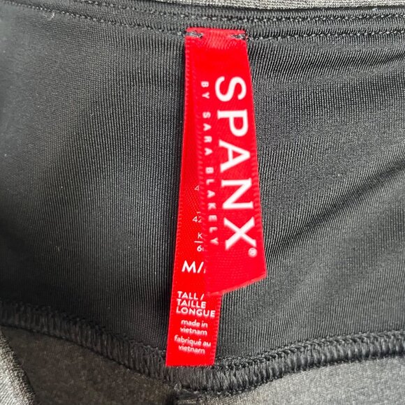 Spanx Everywear Leggings Womens Medium Gray Split-Hem Firm Control - Picture 6 of 9